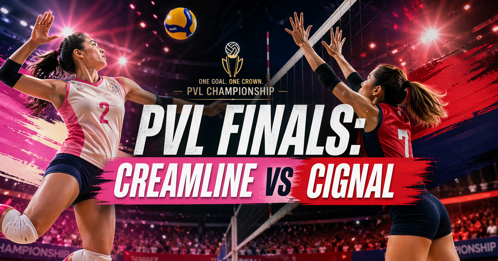 PVL Finals Creamline vs Cignal volleyball
